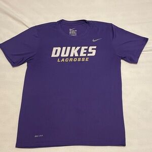 Nike Purple Dukes Lacrosse Tee